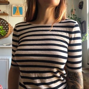 Madewell Striped scoop neck shirt FITS XS-M